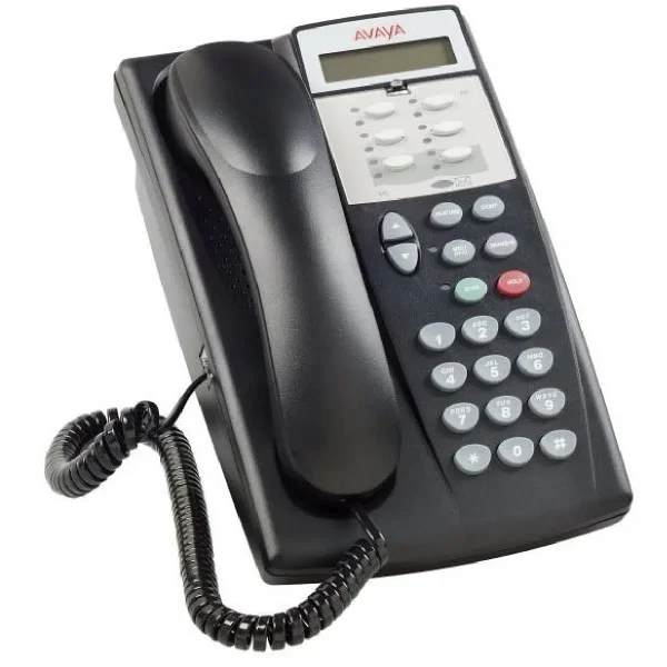 Avaya Partner 6D Display Phone | Series 2 | Black | Refurbished – 700340169 - 700419971 - Front Display View