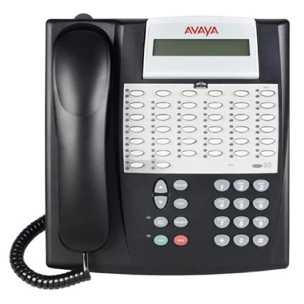 Avaya Partner 34D Display Phone | Series 2 | Black | Refurbished – 700340227 - 700420052 - Front Display View