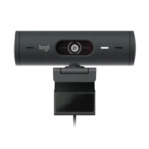 Logitech Brio 505 TAA Compliant Webcam – Graphite – 960-001522 - Front View