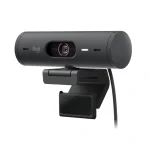 Logitech Brio 505 TAA Compliant Webcam – Graphite – 960-001522 - Side View