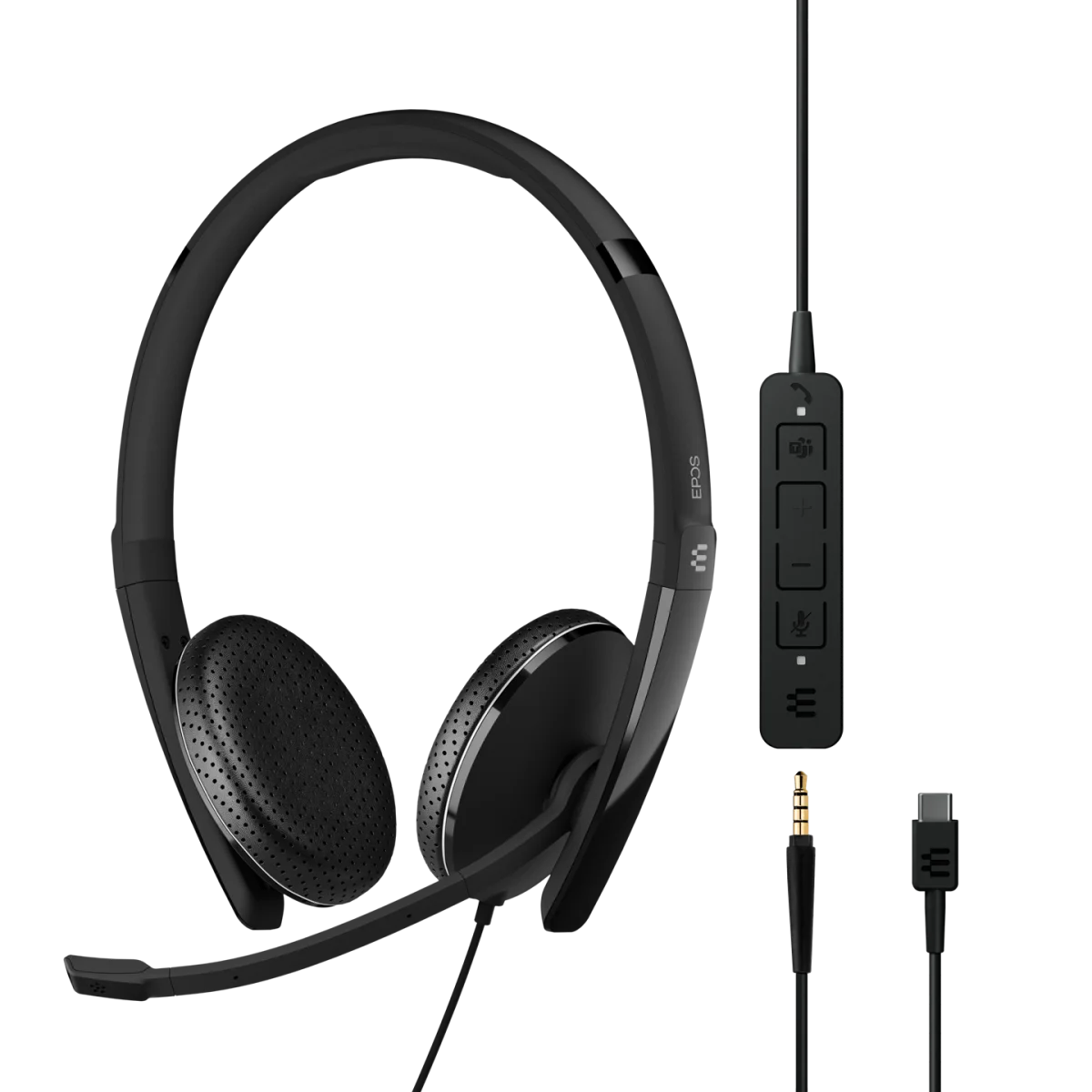 EPOS ADAPT 165T MS Teams Stereo Headset | USB-C | 3.5mm – 1000906