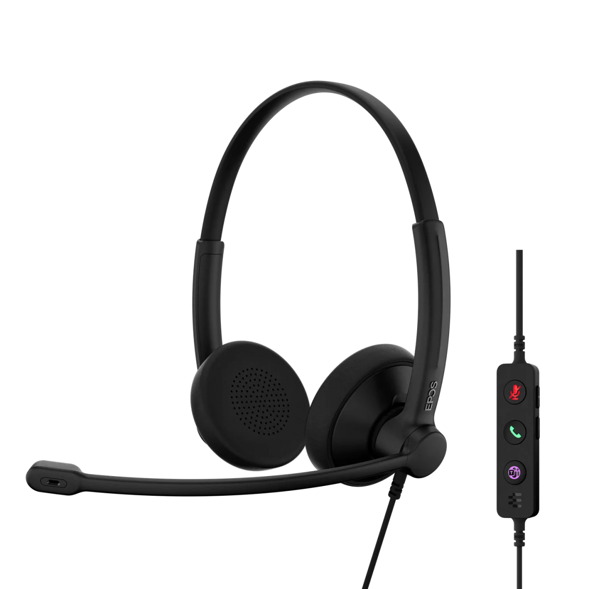 EPOS IMPACT 100 MS Teams Stereo Headset | USB-C | USB-A Adapter – 1001421
