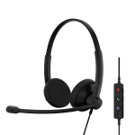 EPOS IMPACT 100 MS Teams Stereo Headset | USB-C | USB-A Adapter – 1001421