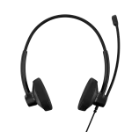 EPOS IMPACT 100 MS Teams Stereo Headset | USB-C | USB-A Adapter – 1001421 - Front View