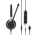 EPOS IMPACT SC 665 USB Stereo Headset | USB-A | 3.5mm – 1000645 - Side View