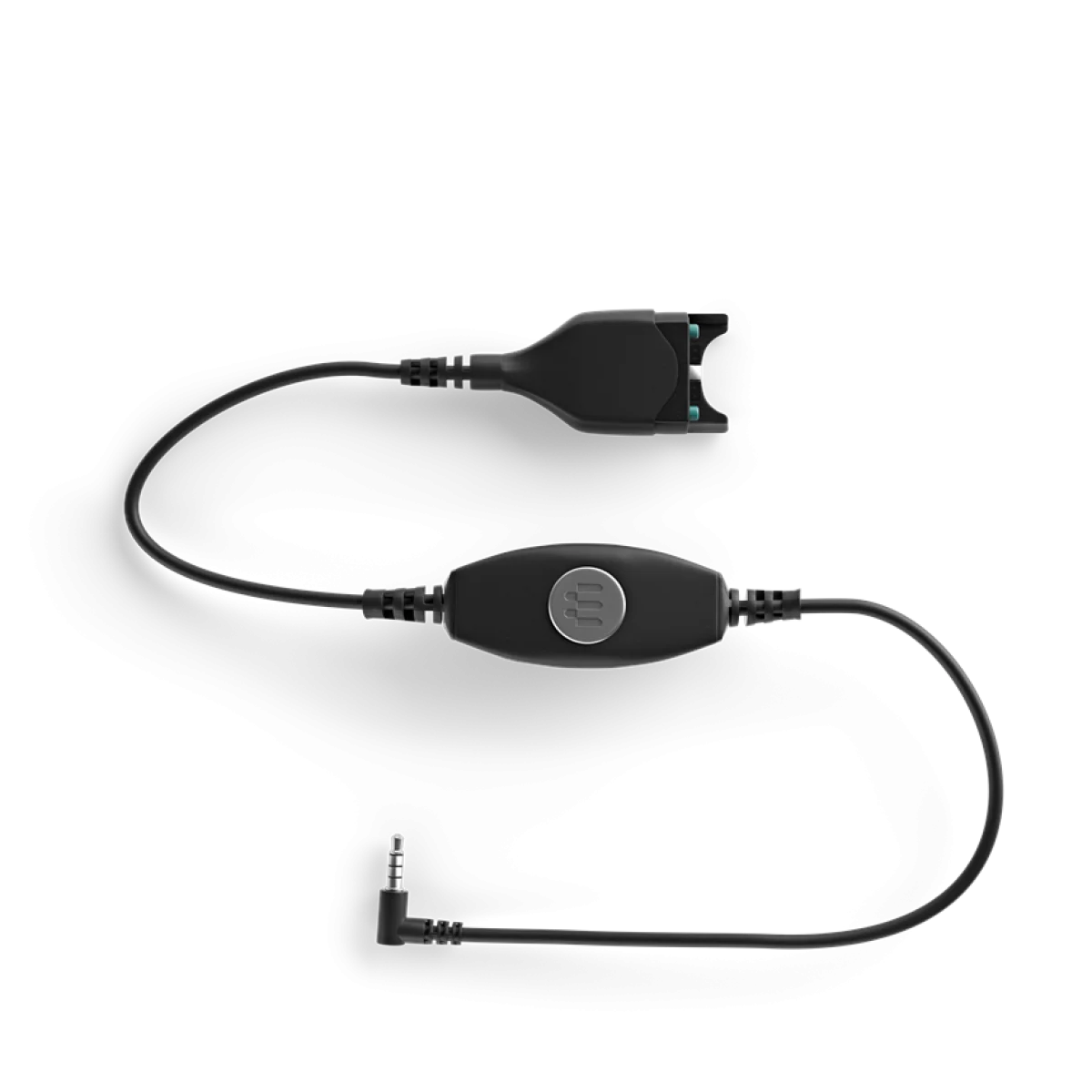 EPOS CMB 01 CTRL Adapter Cable | Easy Disconnect to 3.5mm | Inline Call Control – 1000771