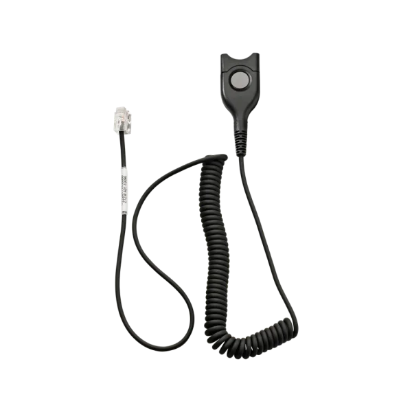 EPOS CSTD 01 Quick Disconnect to RJ9 Cable | Coiled – 1000836