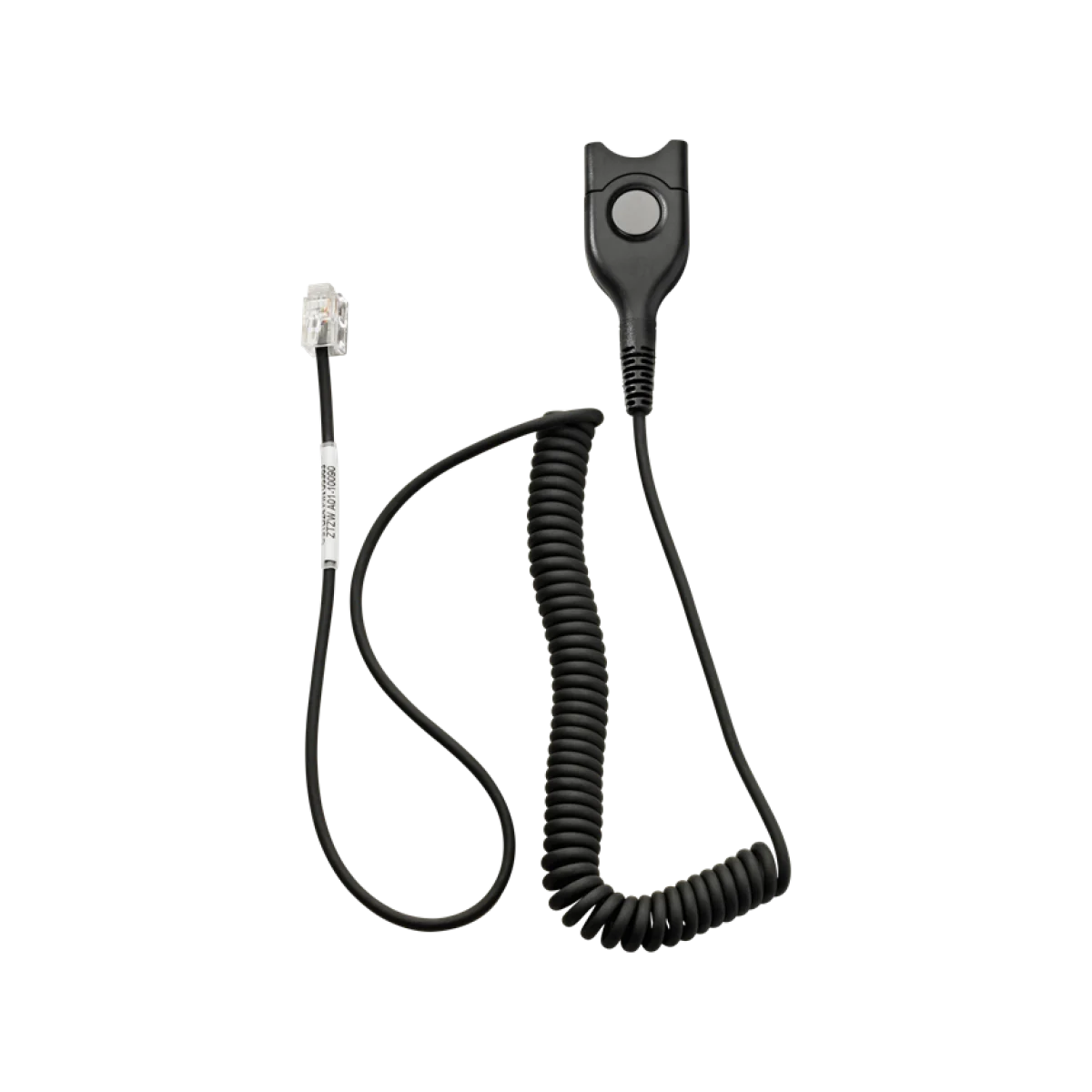 EPOS CSTD 24 Standard Bottom Cable | Easy Disconnect to RJ9 | Coiled – 1000839