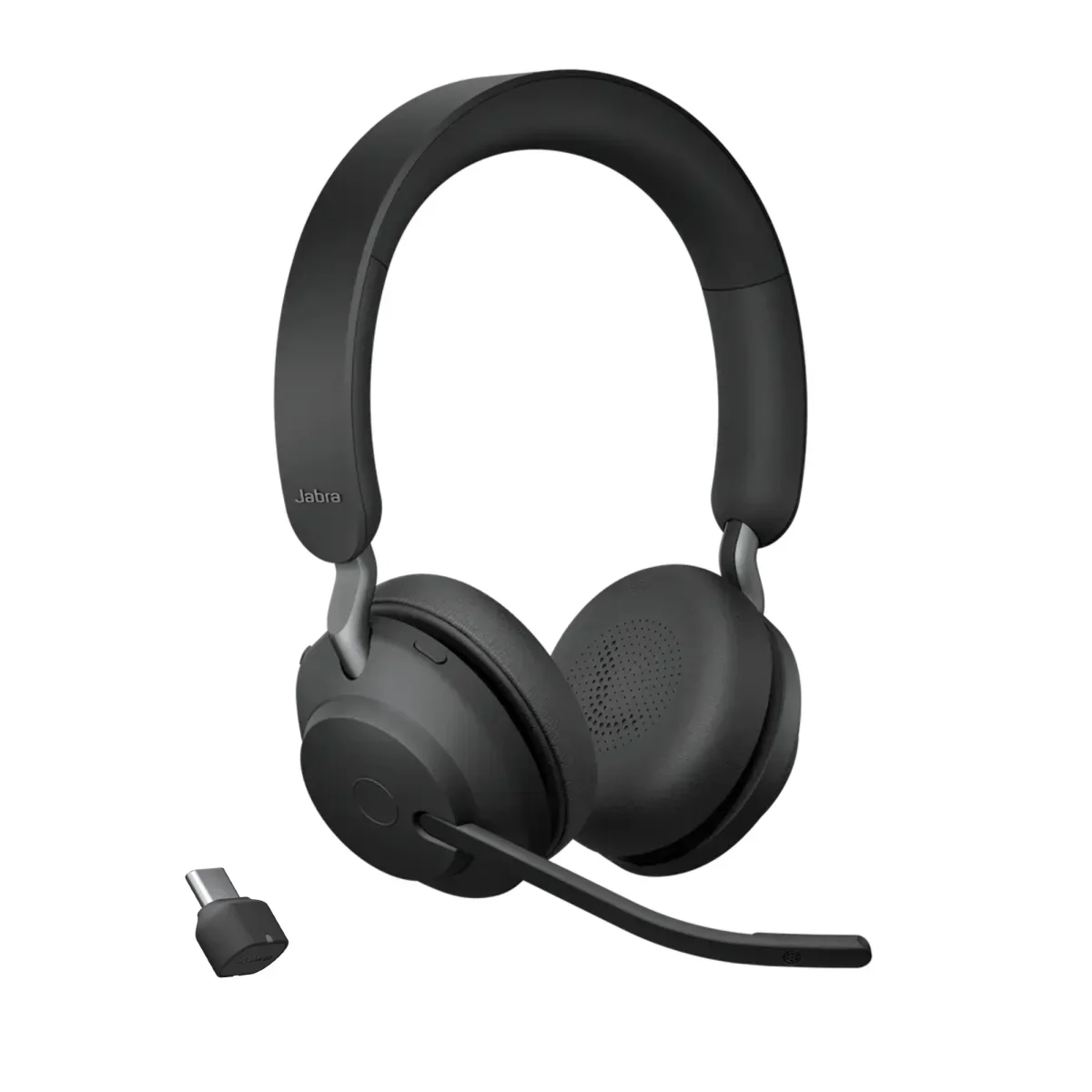 Jabra Evolve2 65 UC Stereo Wireless Headset | Link 390c | USB-C – 26599-989-899-01