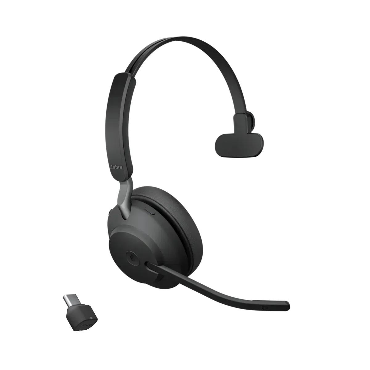 Jabra Evolve2 65 MS Teams Mono Wireless Headset | Link 390c | USB-C – 26599-899-899-01