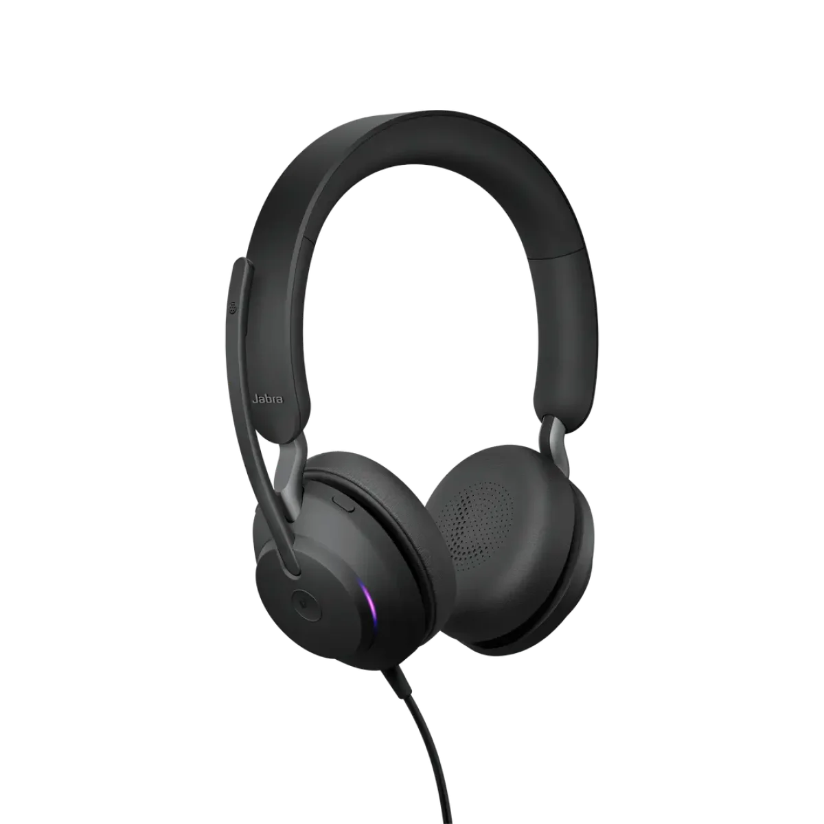 Jabra Evolve2 40 SE MS Teams Stereo Headset | USB-C | USB-A Adapter – 24189-999-799-01