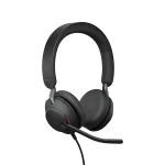 Jabra Evolve2 40 SE UC Stereo Headset | USB-C | USB-A Adapter – 24189-989-799-01