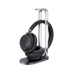 Yealink - BH76 Plus UC Bluetooth Headset with Charging Stand and USB-A/C Bluetooth Adapter - 1208700