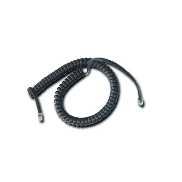 Handset Cord - 6 ft Flat Matte Gray for Yealink and Avaya Phones - H06FG