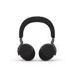 Jabra Evolve3 75 UC Stereo Wireless Headset | Wireless Charging Pad | Link 390a | USB-A | Black – 37599-989-989
