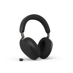 Jabra Evolve3 85 MS Teams Stereo Wireless Headset | Link 390c | USB-C | Black – 38599-999-899 - Angled View