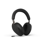 Jabra Evolve3 85 MS Teams Stereo Wireless Headset | Link 390a | USB-A | Black – 38599-999-999 - Angled View