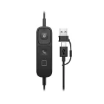 Poly Mission 615 Mono USB Headset | USB-C | USB-A Adapter – C01C3AA#AC3