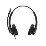 Poly Mission 425 Classic Stereo USB Headset | USB-C | USB-A Adapter | Bulk Packaging – C01B6A6#AC3
