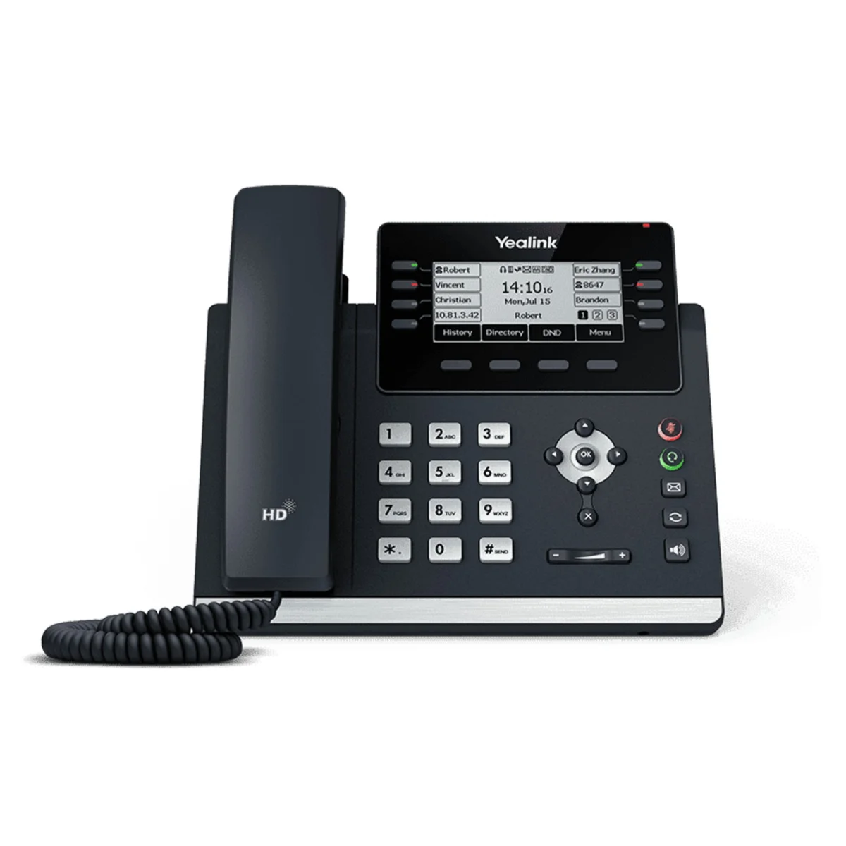 Yealink T43U IP Phone | 12 Lines | Dual Gigabit | PoE – SIP-T43U