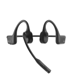 Shokz OpenComm2 UC Zoom Certified Bone Conduction Wireless Headset | Bluetooth | USB-A Adapter | Black - C120-AA-BK-US