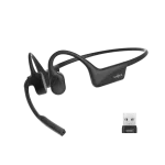Shokz OpenComm2 UC Zoom Certified Bone Conduction Wireless Headset | Bluetooth | USB-A Adapter | Black - C120-AA-BK-US