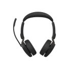 Jabra Evolve3 65 MS Teams Stereo Wireless Headset | Link 390a | USB-A – 36599-999-999 - Front View