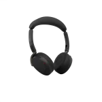 Jabra Evolve3 65 Flex UC Wireless Headset | Link 390c | USB-C | Black – 36699-989-899 - Angled View