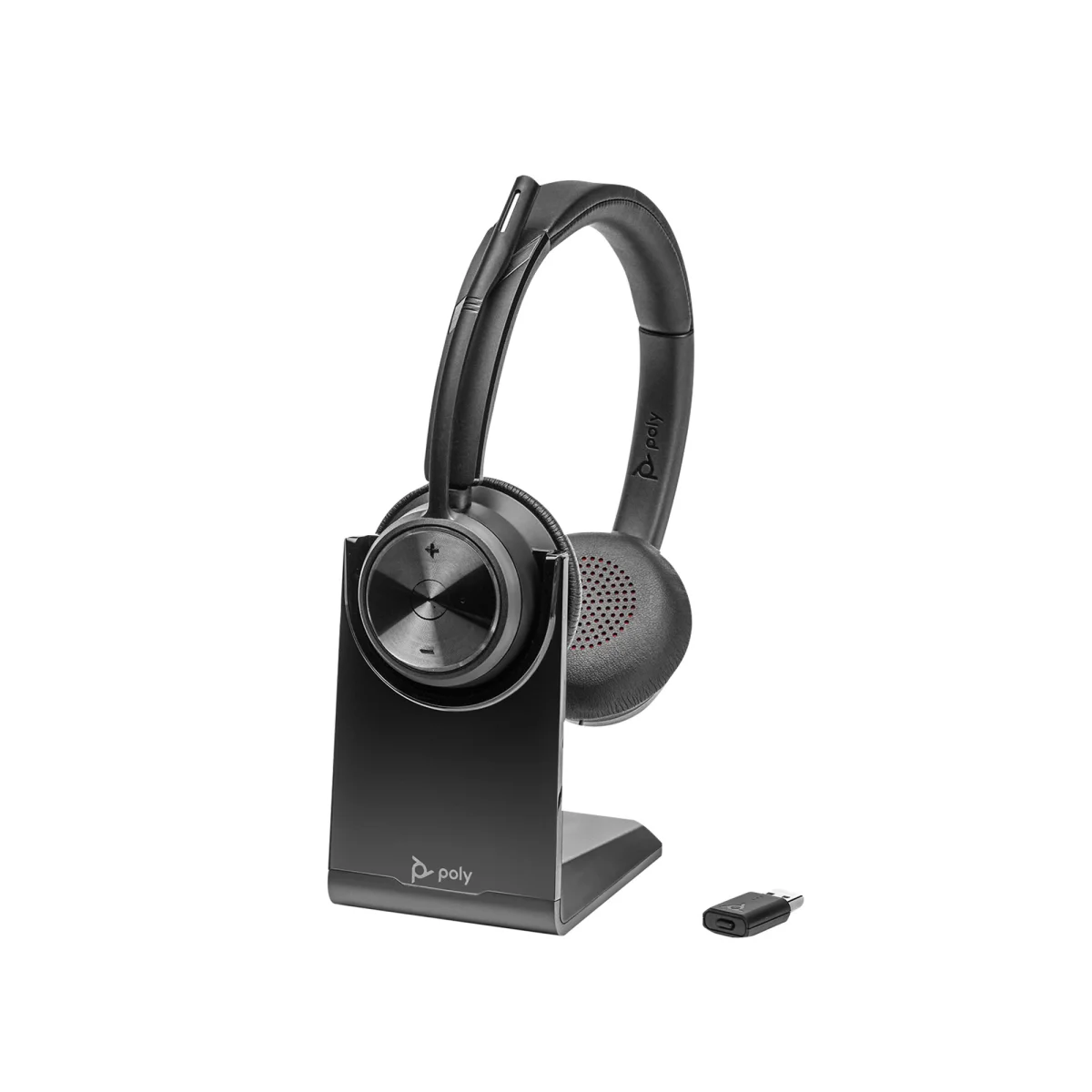 Poly Savi 7320 UC Stereo Wireless Headset | D400 Adapter – 8L549AA#ABA