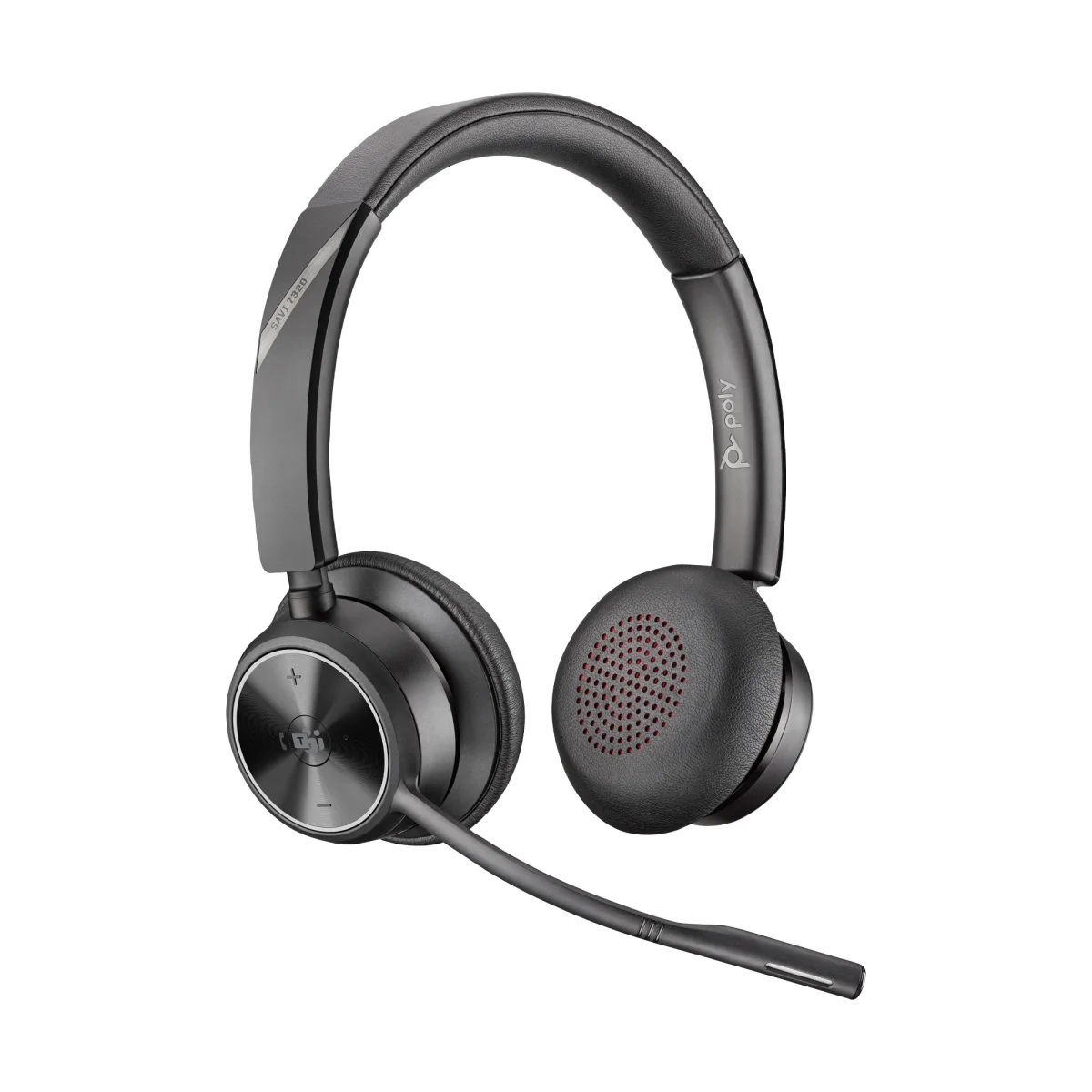 Poly Savi 7320-M UC Stereo Wireless Headset | MS Teams | D400 Adapter – 8L559AA#ABA