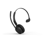 Jabra Evolve3 45 MS Teams Mono Wireless Headset | Link 390a | USB-A – 34599-899-999 - Angled View