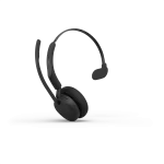 Jabra Evolve3 45 UC Mono Wireless Headset | Link 390a | USB-A – 34599-889-999 - Angled View