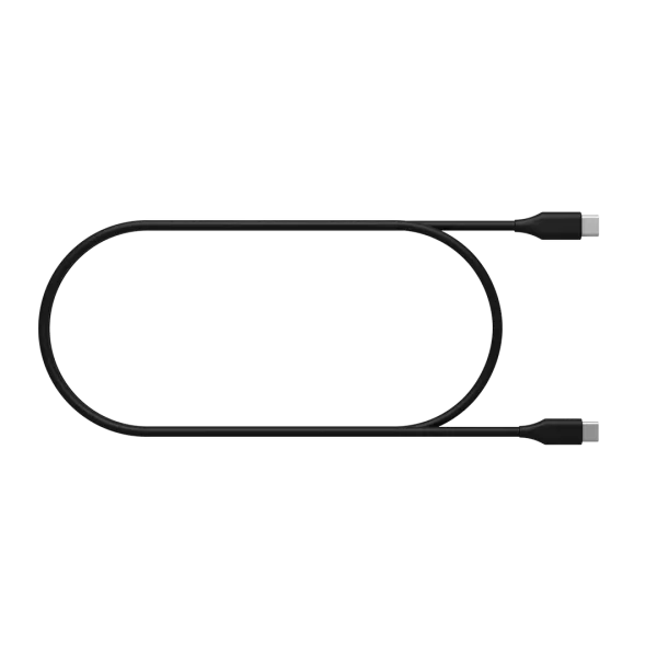 Jabra Evolve3 USB Cable | USB-C to USB-C | Black | 1.2m – 14208-53 - Front View