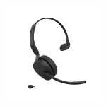 Jabra Evolve3 65 MS Teams Mono Wireless Headset | Link 390c | USB-C – 36599-899-899 - Angled View