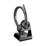 Savi 7220 Office, Over-the-Head Stereo Headset, DECT, 12 Hours Talk Time, Desk Phone, 400ft Line of Sight Wireless Freedom, Connect Up to 4 Headsets to Single Base