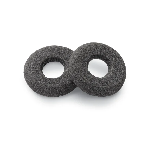 Poly HW251/HW261 Ear Cushions | Black | Doughnut | Qty 2 – 8K6P3AA#AC3