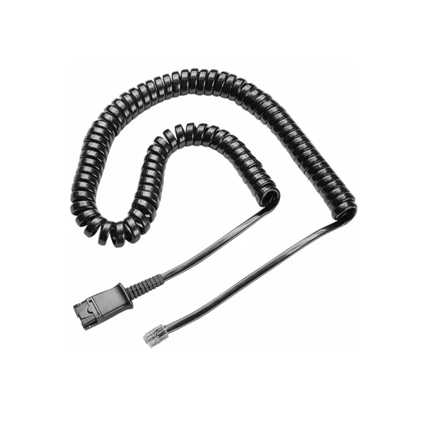 Poly U10 QD to Modular Coiled Cable | M10/M12/M22/MX10 – 85R38AA