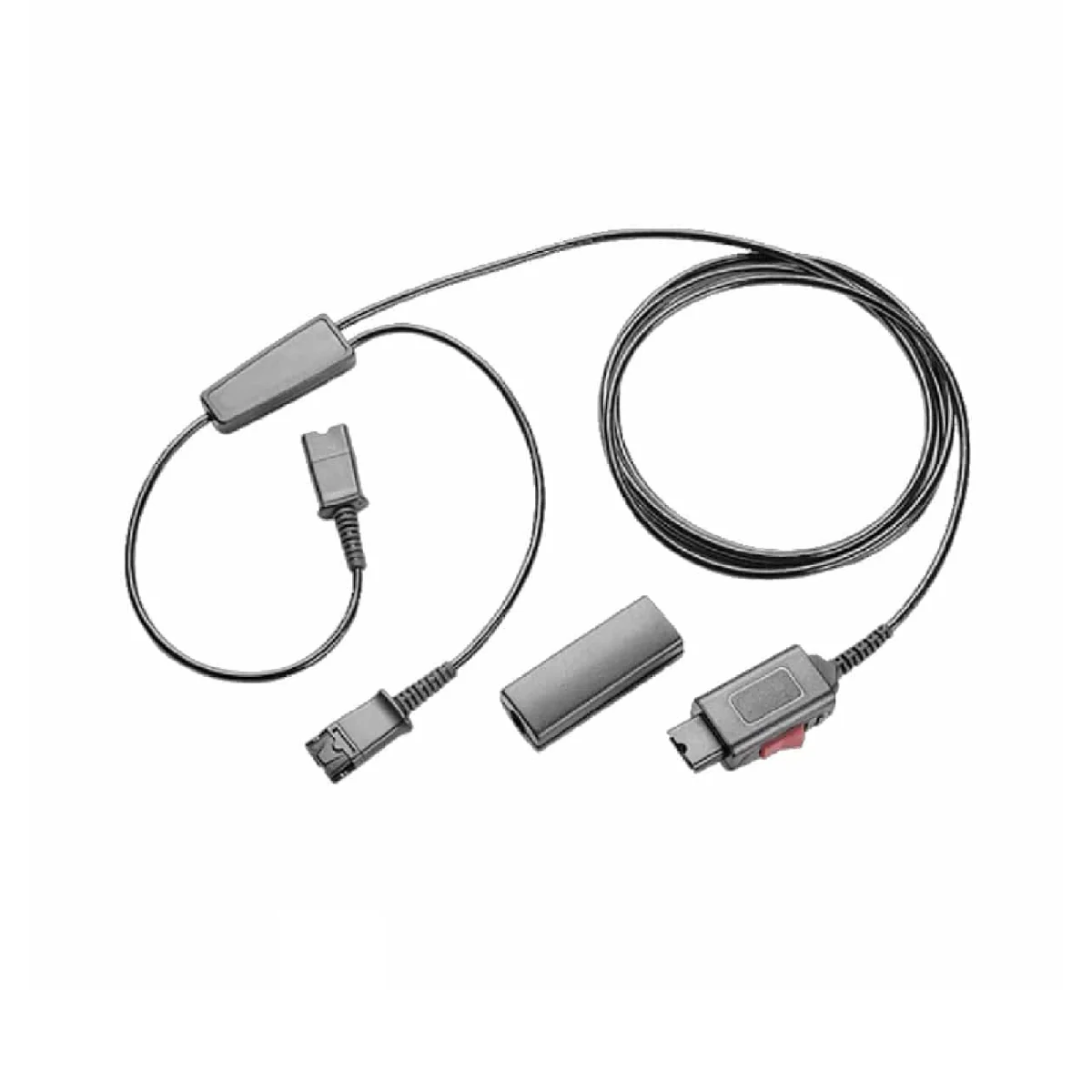 Poly Y-Trainer QD Cord | Mute Switch | QD Clamp – 85S07AA