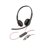 Poly Blackwire 3220 Stereo Headset | USB-C | USB-A Adapter – 8X228AA