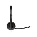 Poly Blackwire 3220 Stereo Headset | USB-C | USB-A Adapter – 8X228AA