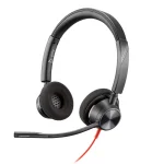 Poly Blackwire 3320 Stereo Headset | USB-C | USB-A Adapter – 8X219AA