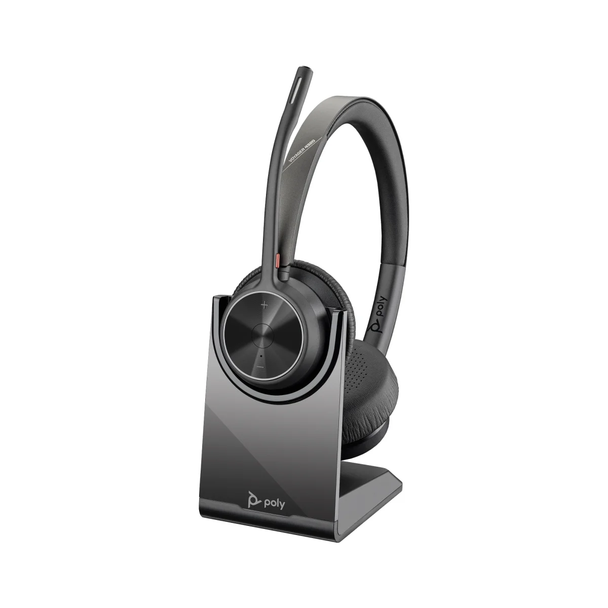 Poly Voyager 4320 UC Stereo Wireless Headset | Charge Stand | USB-A – 77Y99AA