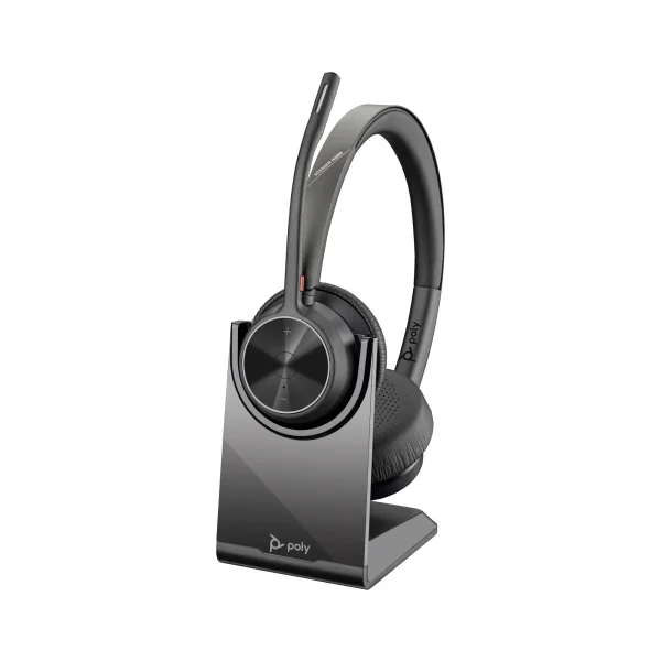 Voyager 4320, Stereo Bluetooth Headset with Charge Stand, USB-A +BT700 dongle