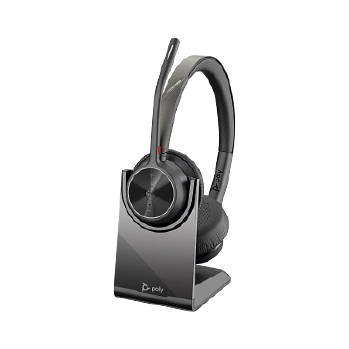 Poly Voyager 4320-M MS Teams Stereo Wireless Headset | Charge Stand | USB-A – 77Z00AA