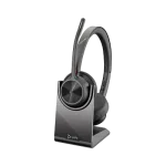Voyager 4320-M, Stereo Bluetooth Headset with Charge Stand, USB-A, Teams +BT700 dongle
