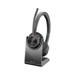 Voyager 4320-M, Stereo Bluetooth Headset with Charge Stand, USB-C, Teams +BT700 dongle