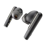 Voyager Free 60+ UC True Wireless Earbuds, Touchscreen Charge Case, USB-C, Black