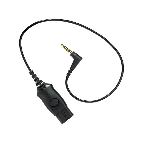 Poly 3.5mm to QD Headset Audio Cable Adapter 12-Inch - 920P9AA