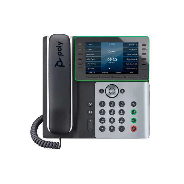 Poly Edge E550 IP Phone | 10-Line | Touchscreen | Bluetooth | Wi-Fi | PoE – 82M91AA