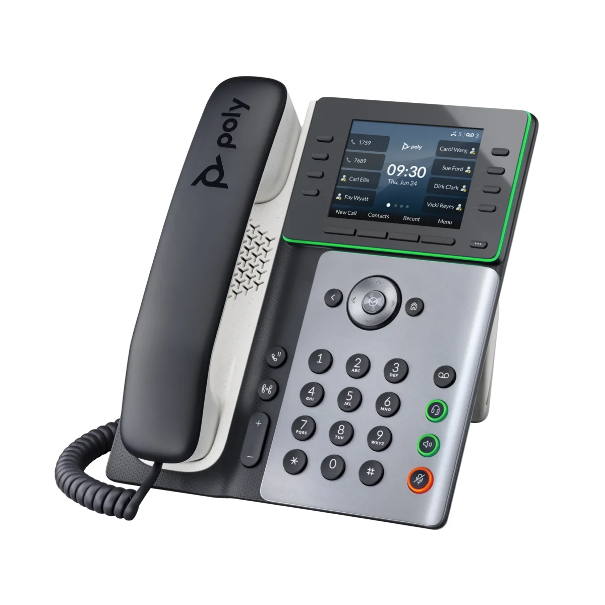 Poly Edge E300 IP Phone | PoE | Power Supply – 89B51AA#ABA